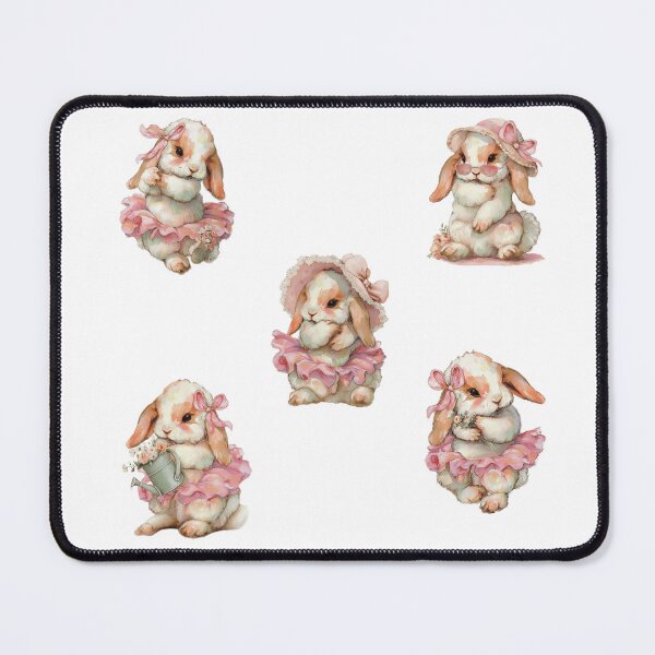 Item preview, sticker set bunnies designed and sold by ArtInPi.