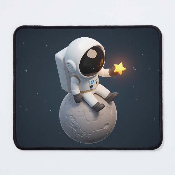 Item preview, Cute Isometric Astronaut Sitting on Moon designed and sold by Lukeeeses.