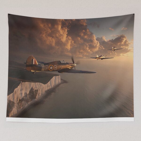 Item preview, Hurricanes in the Soft Dawn designed and sold by Skyframe Aviation.