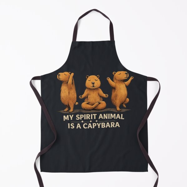 Item preview, My spirit animal is a capybara designed and sold by LuloCreative.