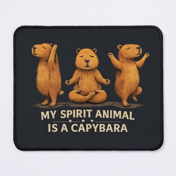 Item preview, My spirit animal is a capybara designed and sold by LuloCreative.
