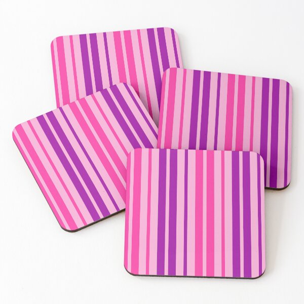 Item preview,  Purple Pink Stripes On Pink Pattern Design  designed and sold by PatternTitan.
