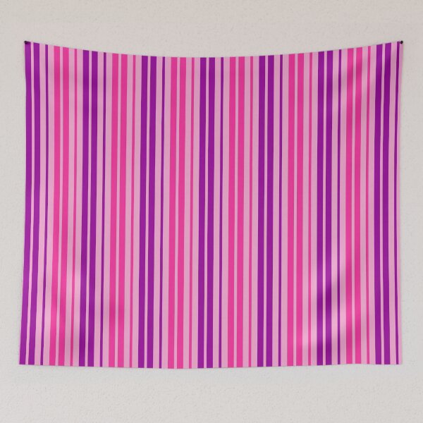 Item preview,  Purple Pink Stripes On Pink Pattern Design  designed and sold by PatternTitan.