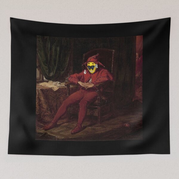 Item preview, The Cool Jester - Stańczyk Meme Art Cool Guy Emoji Parody designed and sold by Ledar48.