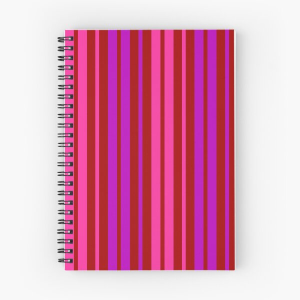 Item preview, Purple Pink Stripes On Red Pattern Design  designed and sold by PatternTitan.