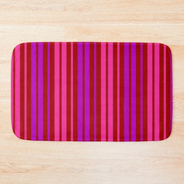 Item preview, Purple Pink Stripes On Red Pattern Design  designed and sold by PatternTitan.