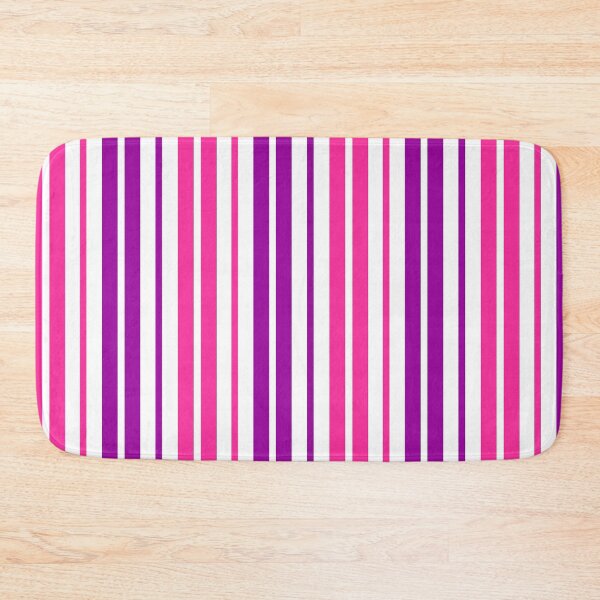Item preview, Purple Pink Stripes On White Pattern Design  designed and sold by PatternTitan.