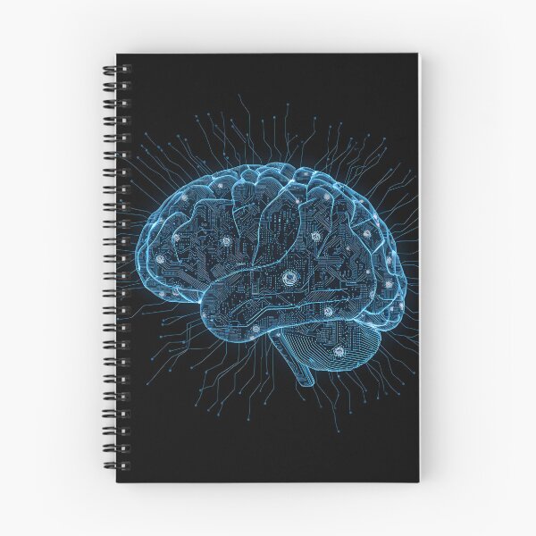 Item preview, AI Brain Circuit - Artificial Intelligence Concept designed and sold by Lukeeeses.