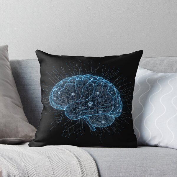Item preview, AI Brain Circuit - Artificial Intelligence Concept designed and sold by Lukeeeses.