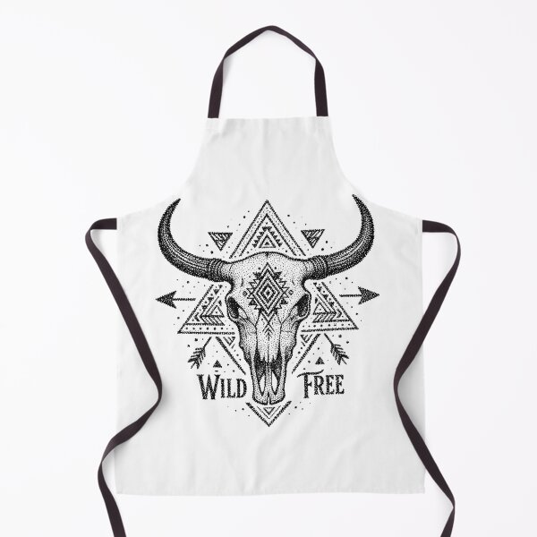 Item preview, Wild Boho Buffalo Skull – Western Tribal Vintage Design designed and sold by truongloc246.