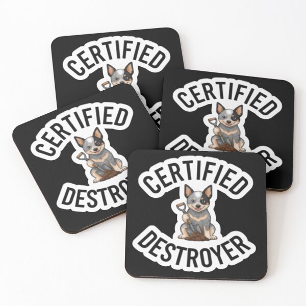 Item preview, The Ultimate "Warning Label" for Cattle Dog Owners designed and sold by Pulse & Paws | Pop Culture Tees and Stickers.