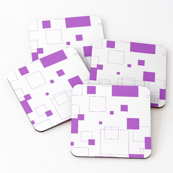 Item preview, Square pattern | Purple squares | Purple stripes | Dynamic background designed and sold by dfly-creations.