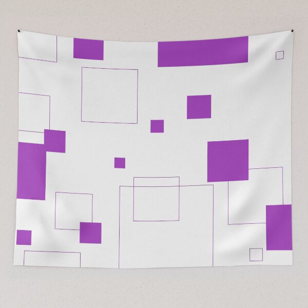 Item preview, Square pattern | Purple squares | Purple stripes | Dynamic background designed and sold by dfly-creations.