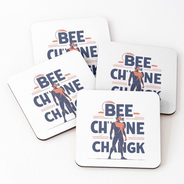 Item preview, Be The Change designed and sold by SloganSauce.