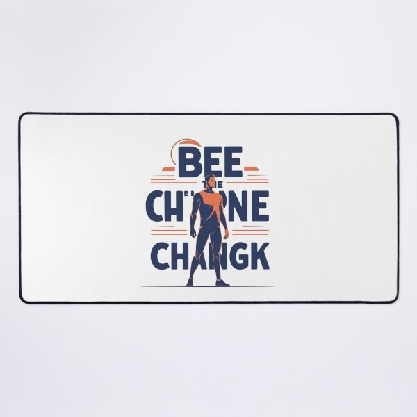 Item preview, Be The Change designed and sold by SloganSauce.