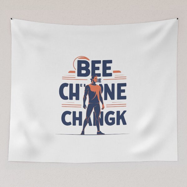 Item preview, Be The Change designed and sold by SloganSauce.