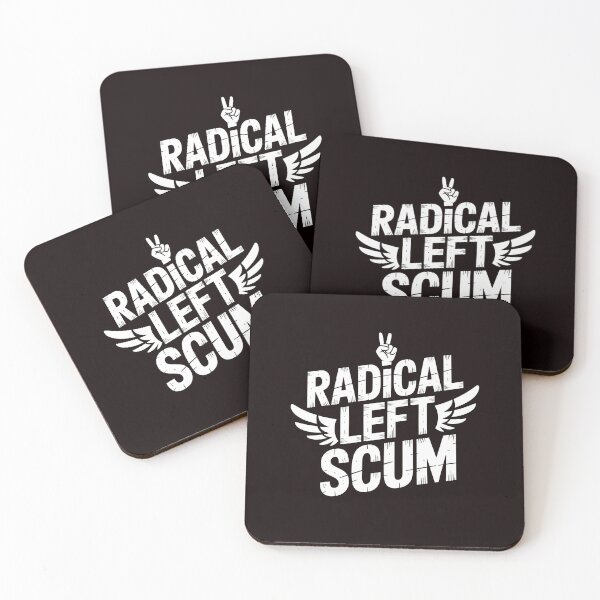Item preview, Radical Left Scum – Bold Leftist Political Statement designed and sold by Redgiant87x.