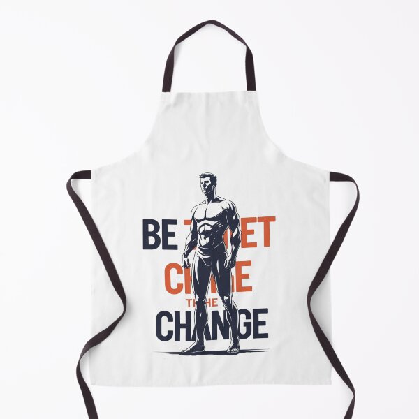 Item preview, Be The Change motivational slogan designed and sold by SloganSauce.
