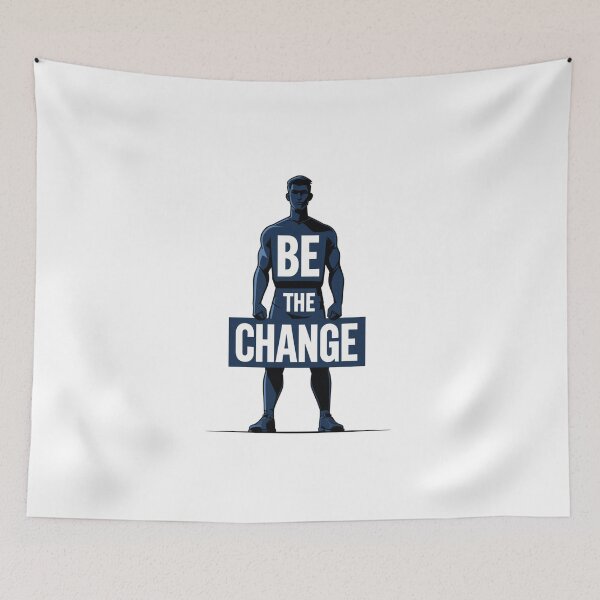 Item preview, Be The Change daily inspiration designed and sold by SloganSauce.