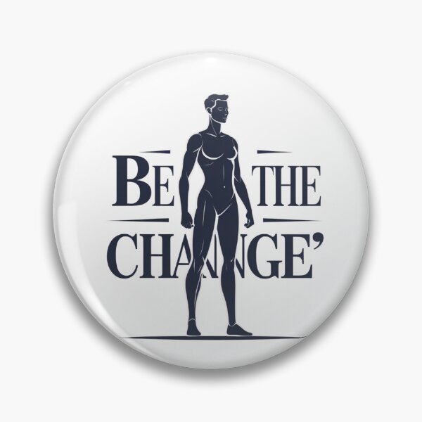 Item preview, Be The Change inspirational graphic designed and sold by SloganSauce.