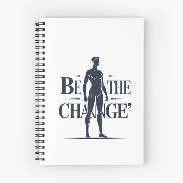 Item preview, Be The Change inspirational graphic designed and sold by SloganSauce.