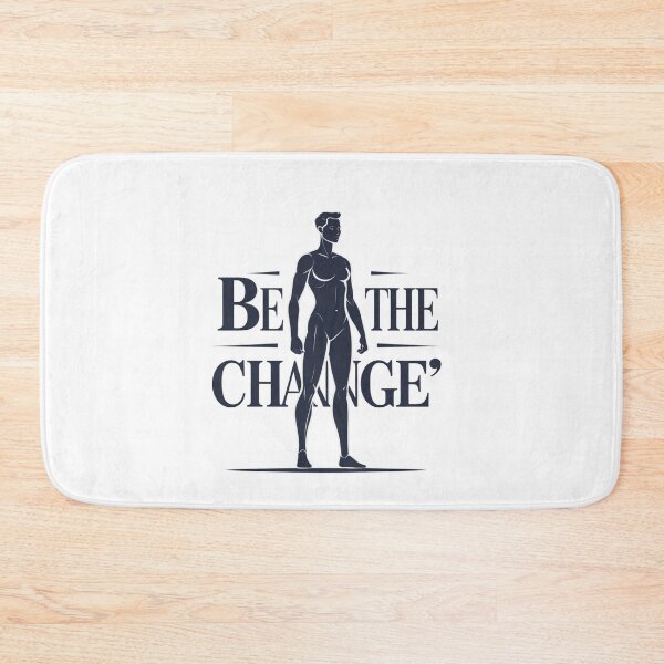 Item preview, Be The Change inspirational graphic designed and sold by SloganSauce.