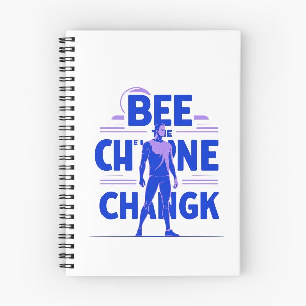 Item preview, Be The Change mindset art designed and sold by SloganSauce.