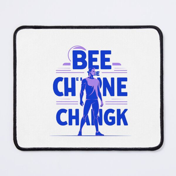 Item preview, Be The Change mindset art designed and sold by SloganSauce.