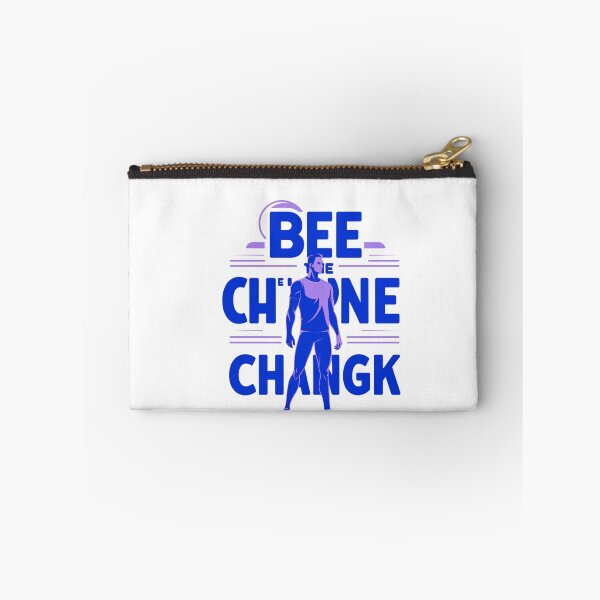 Item preview, Be The Change mindset art designed and sold by SloganSauce.
