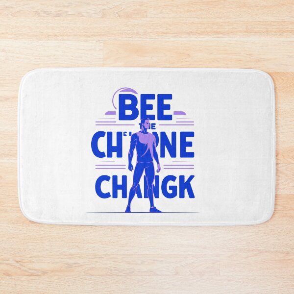 Item preview, Be The Change mindset art designed and sold by SloganSauce.
