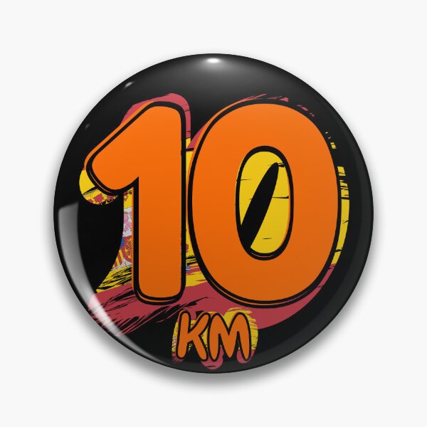 Item preview, 10KM Running Achievement - Spain - Electric Orange designed and sold by NineSevenFour.