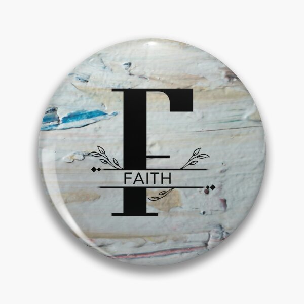 Item preview, Monogram...F (Faith)...on colourful textured cement/concrete wall background designed and sold by CHASAcreative.