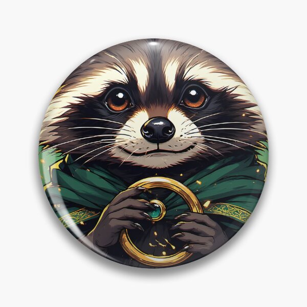 Item preview, Racoon of the ring designed and sold by owi-art.