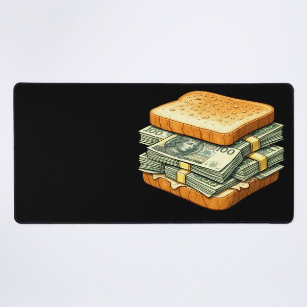Item preview, 90s Retro PLN Money Sandwich – Funny Polish Zloty Cash Bread Stack Art designed and sold by digitalbitcraft.