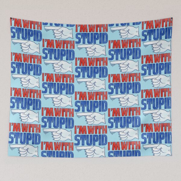 Item preview, I'm With Stupid - Classic Vintage Design designed and sold by ourkid.