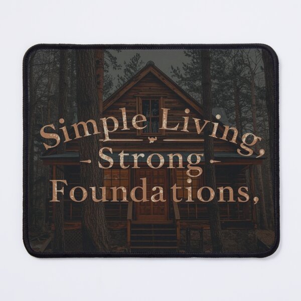 Item preview, Simple Living, Strong Foundations designed and sold by RisingWolfStudio.