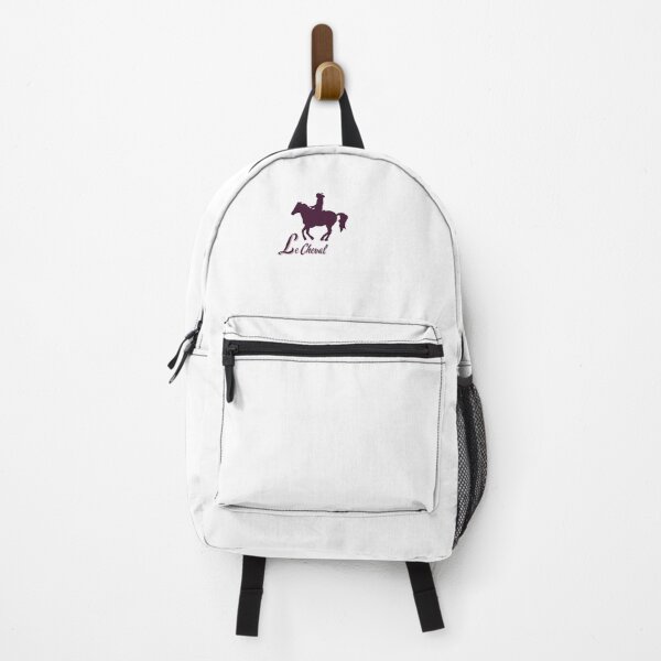 Item preview, Le Cheval – Burgundy Rider on Horse Minimal Logo designed and sold by Dotadoari.