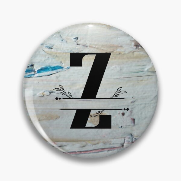 Item preview, Monogram...Z... with colourful textured cement/concrete wall background designed and sold by CHASAcreative.