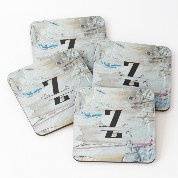 Item preview, Monogram...Z... with colourful textured cement/concrete wall background designed and sold by CHASAcreative.