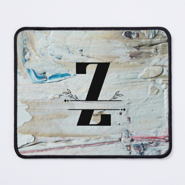 Item preview, Monogram...Z... with colourful textured cement/concrete wall background designed and sold by CHASAcreative.