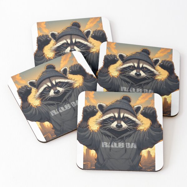 Item preview, Boxing Racoon Balboa designed and sold by owi-art.