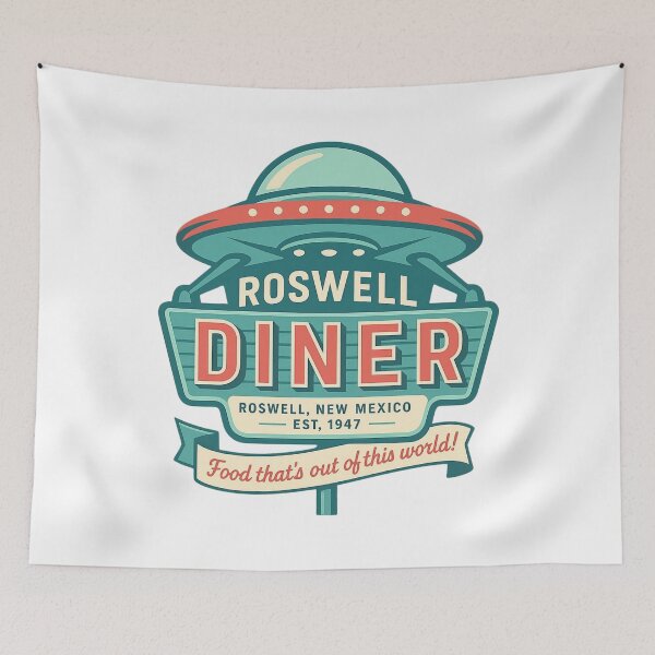 Item preview, Roswell Diner designed and sold by CryptidOutfittersCo.