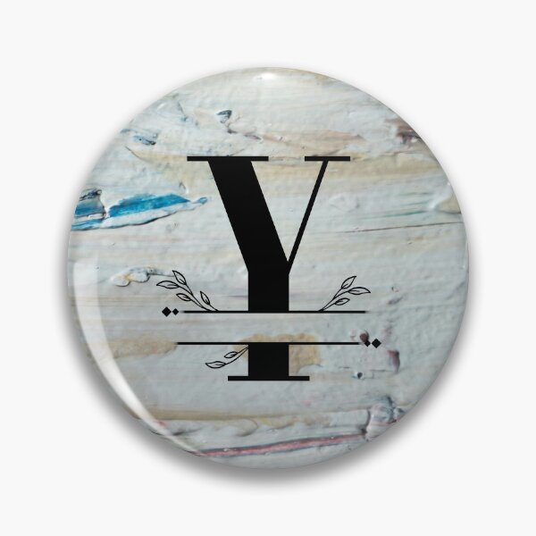 Item preview, Monogram...Y... with colourful textured cement/concrete wall background designed and sold by CHASAcreative.