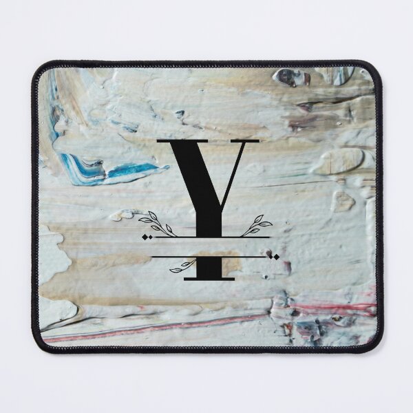 Item preview, Monogram...Y... with colourful textured cement/concrete wall background designed and sold by CHASAcreative.