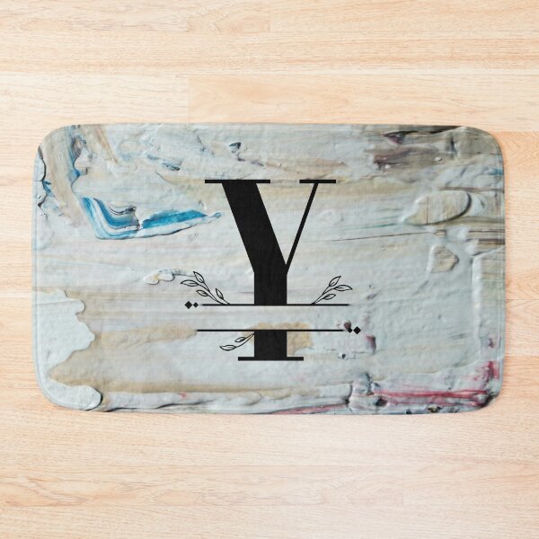 Item preview, Monogram...Y... with colourful textured cement/concrete wall background designed and sold by CHASAcreative.