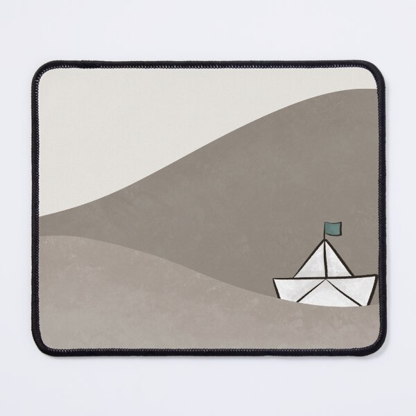 Item preview, A Small Paper Boat Drifting Through Quiet Waves designed and sold by M Uzumyemez.