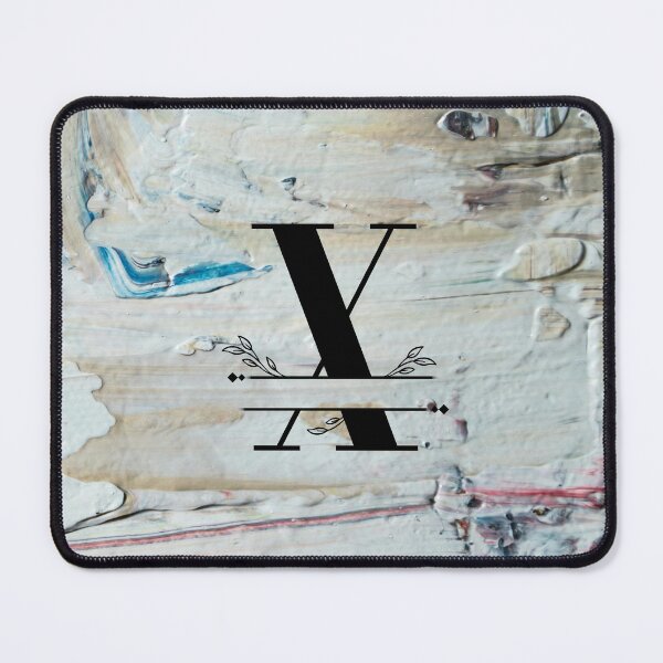 Item preview, Monogram...X... with colourful textured cement/concrete wall background designed and sold by CHASAcreative.