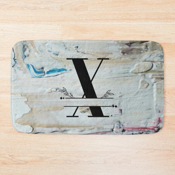 Item preview, Monogram...X... with colourful textured cement/concrete wall background designed and sold by CHASAcreative.