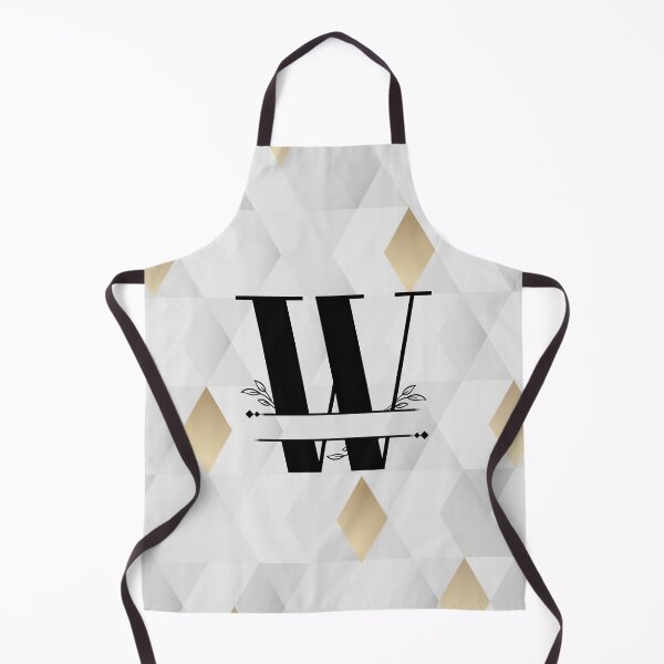 Item preview, Monogram...W... with abstract gold and grey diamond background designed and sold by CHASAcreative.