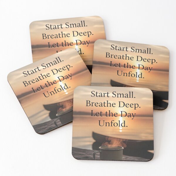 Item preview, Start Small, Breathe Deep designed and sold by RisingWolfStudio.